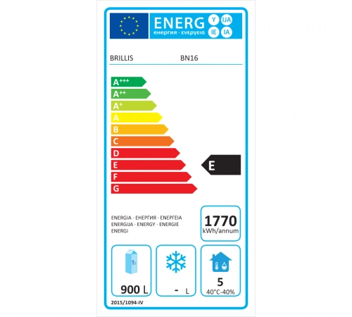 Холодильна шафа BRILLIS BN16-P-R290