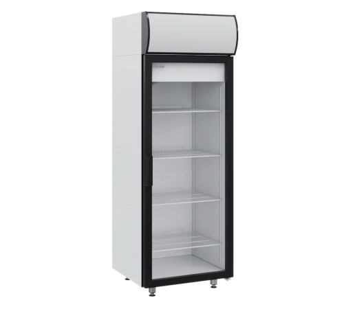 Шкаф холодильний Polair DM105-S 2.0 зі скляними дверима