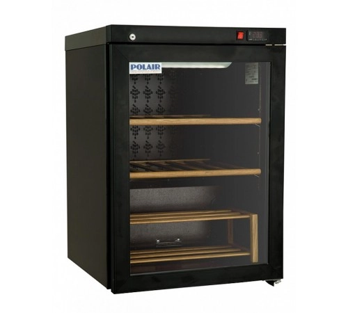 Шафа холодильна Polair DM104-BRAVO зі скляними дверима
