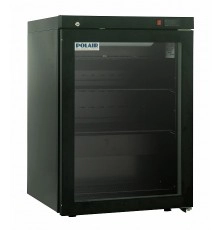Шафа холодильна зі скляними дверима Polair DM102-Bravo чорн з замк