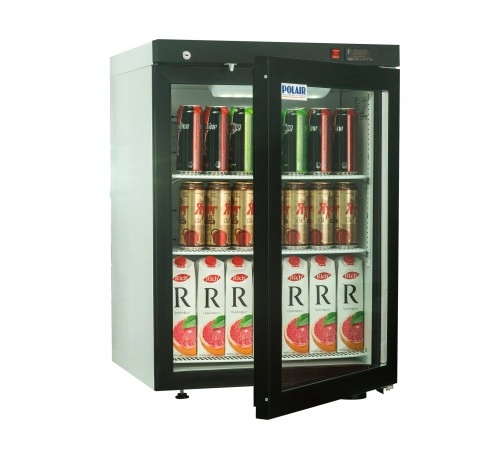 Шкаф холодильний зі скляними дверима Polair DM102-Bravo з замк.