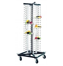 Візок-шпилька для тарілок - 0,76 x 0,76 м