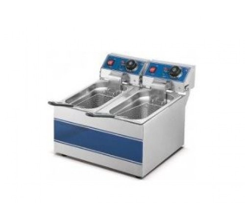 Фритюрниця електрична SYBO 4+4 літри HEF-4L-2