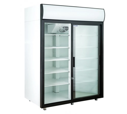 Шафа холодильна зі скляними дверима Polair DM110Sd-S 2.0