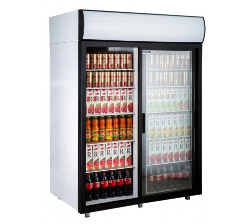 Шкаф холодильний зі скляними дверима Polair DM114Sd-S 2.0