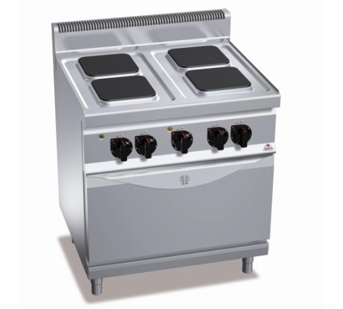 Плита електрична Bertos E7PQ4+FE1