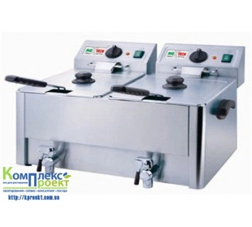 Фритюрниця Inoxtech HDF-8+8