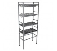 Стелажі для сушіння посуд 4 ряди