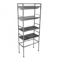 Стелажі для сушіння посуд 4 ряди