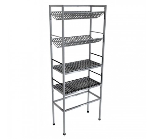 Стелажі для сушіння посуд 4 ряди