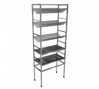 Стелажі для сушіння посуду 5 рядів
