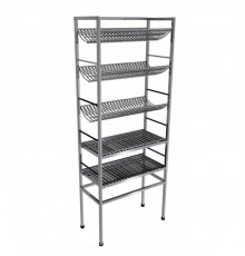 Стелажі для сушіння посуду 5 рядів