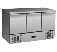 Холодильний стіл BRILLIS S903T | 3 двері, нержавійка | Гарантія 2 роки