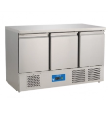 Стіл для піци холодильний BRILLIS G-PS903V | 3 двері, Граніт, GN