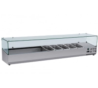 Вітрина холодильна для топінгу BRILLIS VRX1400/330G | 1.4 м, 6xGN 1/4