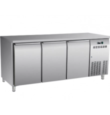 Стіл морозильний BRILLIS СN3100 | 3 двері, 418 л, Нержавіюча сталь
