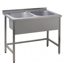 Ванна мийна зварна двосекційна Економ 430