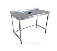 Стіл виробничий з відв. для харчових відходів Проф 304