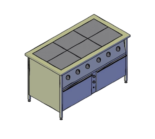 Плита електрична ПЕ-6Д (економ)