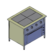 Плита електрична ПЕ-4Д (проф)