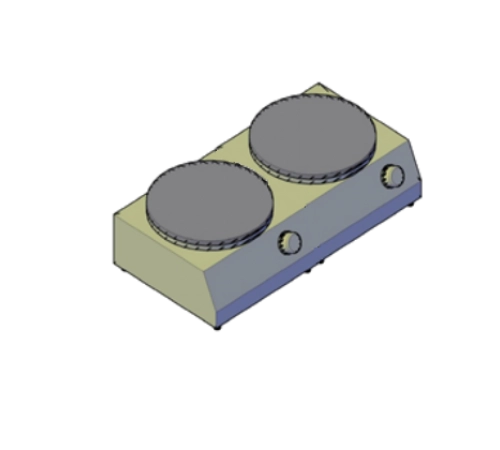 Млиниця професійна електрична 2-х постова