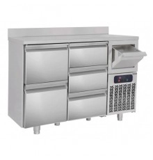 Холодильний стіл барний - 1,6 x 0,6 м BGKF156A #SBGKF1213