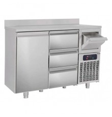 Холодильний стіл барний - 1,6 x 0,6 м BGKF156A #SBGKF13