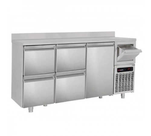 Холодильний стіл барний - 2,1 x 0,6 м BGKF216D # 2 #SBGKF12