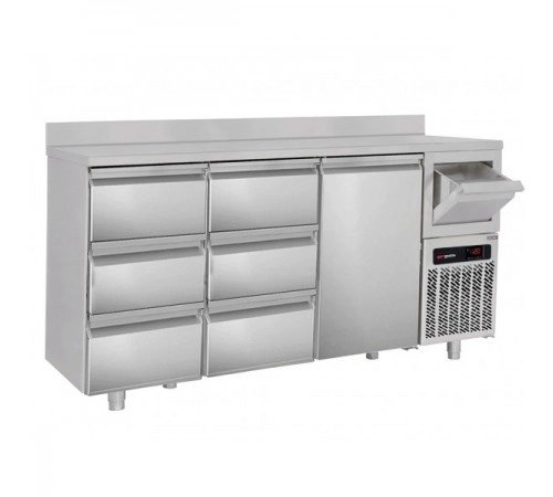 Холодильний стіл барний - 2,1 x 0,6 м BGKF216D # 2 #SBGKF13