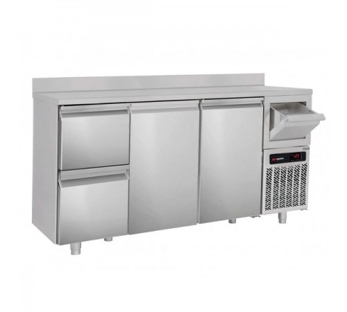 Холодильний стіл барний - 2,1 x 0,6 м BGKF216D #SBGKF12