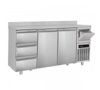 Холодильний стіл барний - 2,1 x 0,6 м BGKF216D #SBGKF13