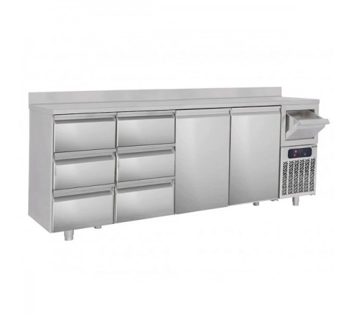 Холодильний стіл барний - 2,7 x 0,6 м BGKF266A # 2 #SBGKF13