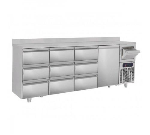 Холодильний стіл барний - 2,7 x 0,6 м BGKF266A # 3 #SBGKF13