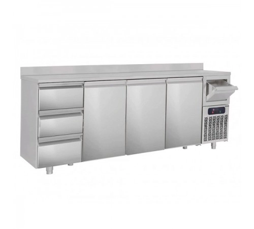 Холодильний стіл барний - 2,7 x 0,6 м BGKF266A #SBGKF13