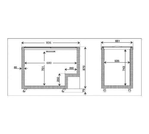 Морозильний скринь M200P