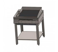 Гриль карбоновий підлоговий Skvara CARBOGRIL 600*600