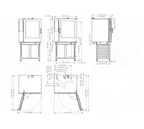 Пароконвектомат Retigo Black Edition B1011I