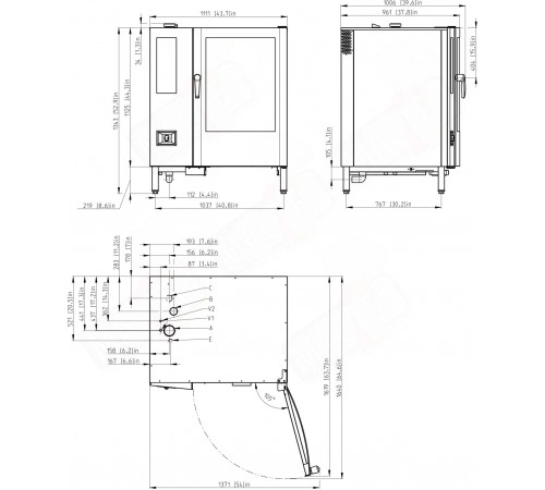 Пароконвектомат Retigo Vision-2 B1221I