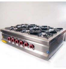 Плита 6-ти конфоркова настільна з газовим контролером МО15-6N