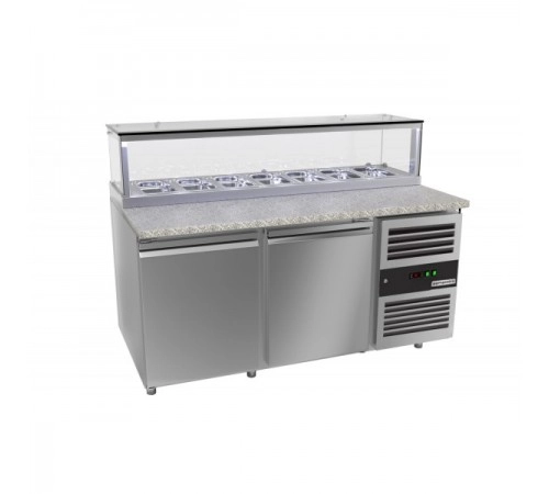 Саладетта - 1,50 м - 7x GN 1/3