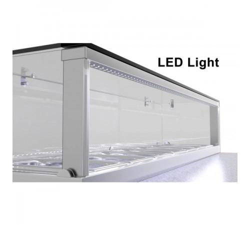 Саладетта - 1,50 м - 7x GN 1/3