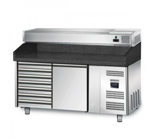 Холодильний стіл для піци - 1,5 x 0,8 м