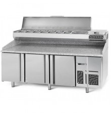 Холодильний стіл для піци - 1,4 x 0,7 м