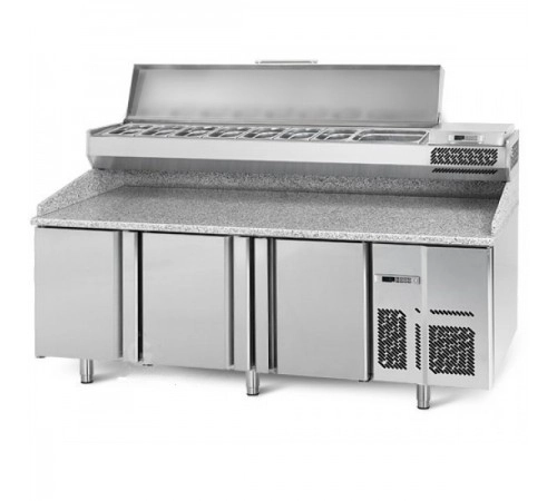 Холодильний стіл для піци - 1,4 x 0,7 м