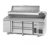 Холодильний стіл для піци - 1,9 x 0,7 м