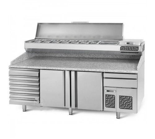 Холодильний стіл для піци - 2,3 x 0,8 м