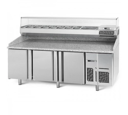 Холодильний стіл для піци - 1,9 x 0,7 м