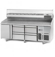 Холодильний стіл для піци - 1,9 x 0,7 м