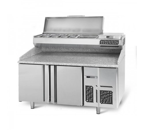 Холодильний стіл для піци - 1,4 x 0,7 м