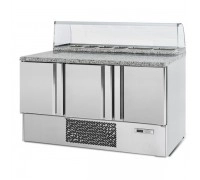 Холодильний стіл для піци - 1,4 x 0,7 м